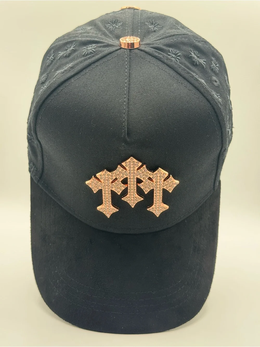 El Barbas hats | Natanael Cano Chrome Cruzes Baseball Cap
